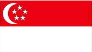 bendera singapore